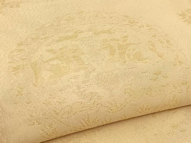 平和屋着物＊夏物 六通柄袋帯 狩猟文 金銀糸 正絹 逸品 未使用 BAAV7136yc
