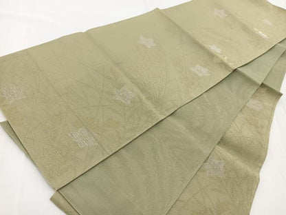平和屋着物＊夏物 六通柄袋帯 桔梗 金銀糸 正絹 逸品 BAAV7140yc