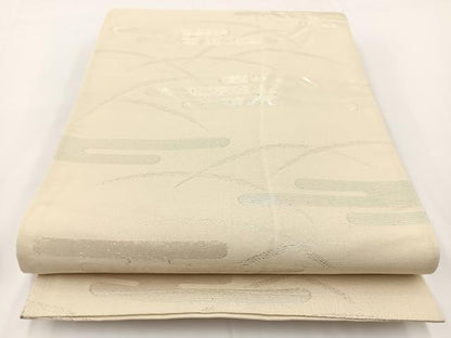 平和屋着物＊夏物 両面 六通柄袋帯 破れ色紙文様 正絹 逸品 BAAV7144yc