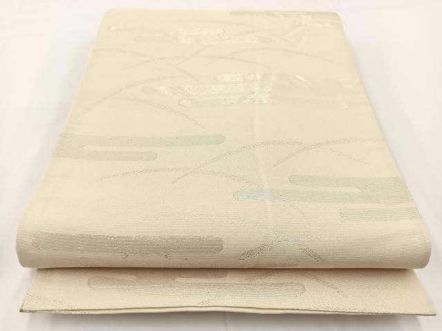 平和屋着物＊夏物 両面 六通柄袋帯 破れ色紙文様 正絹 逸品 BAAV7144yc