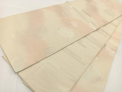 平和屋着物＊夏物 両面 六通柄袋帯 破れ色紙文様 正絹 逸品 BAAV7144yc