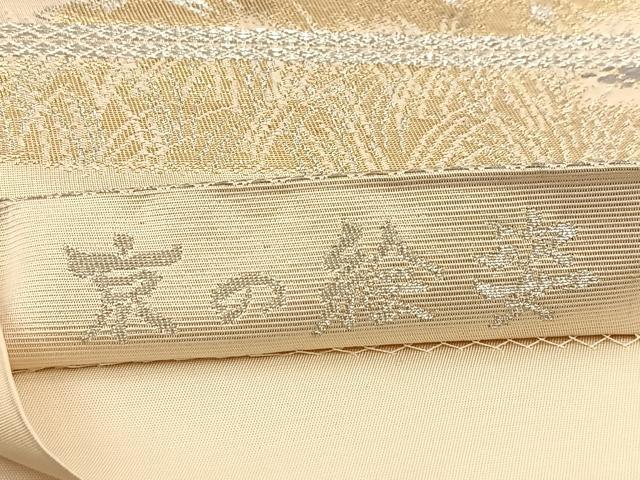 平和屋着物◎六通柄袋帯　京の絵姿　金銀糸　正絹　逸品　BAAV7220yc