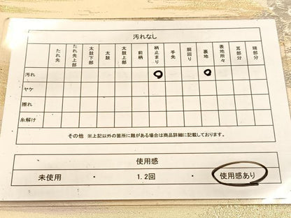 平和屋着物◎六通柄袋帯　京の絵姿　金銀糸　正絹　逸品　BAAV7220yc