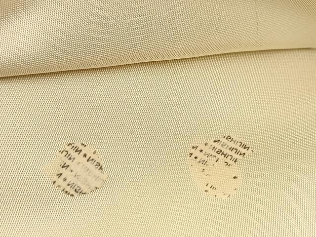 平和屋着物◎西陣 六通柄袋帯 霞文 引箔 正絹 逸品 BAAV7426yc