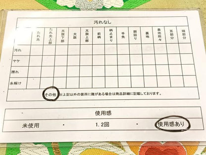 平和屋着物◎六通柄袋帯　唐織　亀甲正倉院花文　金銀糸　引箔　正絹　逸品　BAAV7514yc