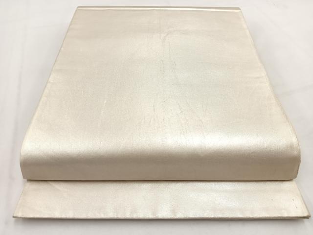 平和屋着物◎六通柄袋帯　銀糸　引箔　正絹　逸品　BAAV7671yc