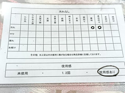 平和屋着物◎六通柄袋帯 唐織 花蝶文 銀糸 正絹 逸品 BAAV7859yc