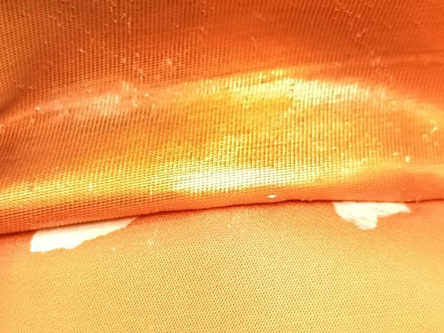 平和屋着物◎西陣　六通柄袋帯　唐織　流線文　金糸　引箔　正絹　逸品　BAAV7986yc