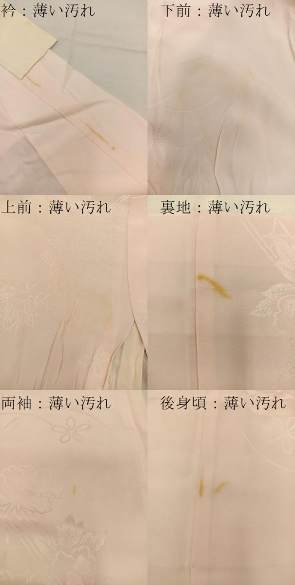 平和屋着物■長襦袢　無双仕立て　草花地紋　暈し染め　正絹　逸品　BAAV8038mz