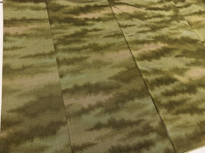 平和屋着物■上質な紬　雲重ね文　正絹　逸品　BAAV8122mz