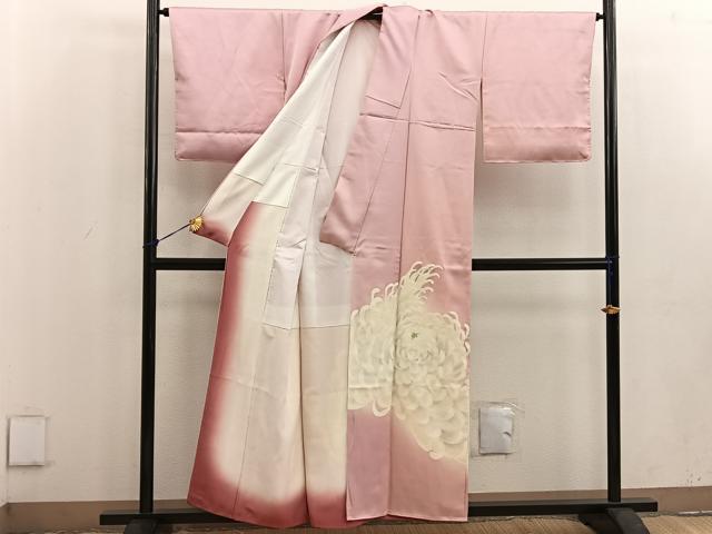 平和屋着物■色留訪問着 乱菊 暈し染め 正絹 逸品 BAAV8175mz