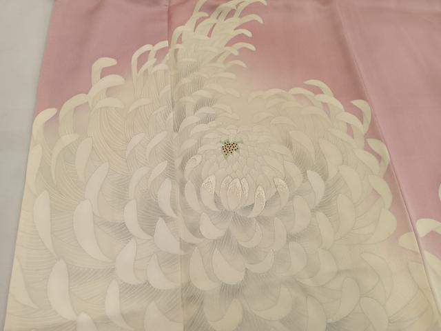 平和屋着物■色留訪問着 乱菊 暈し染め 正絹 逸品 BAAV8175mz
