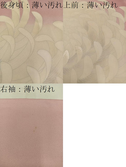 平和屋着物■色留訪問着 乱菊 暈し染め 正絹 逸品 BAAV8175mz