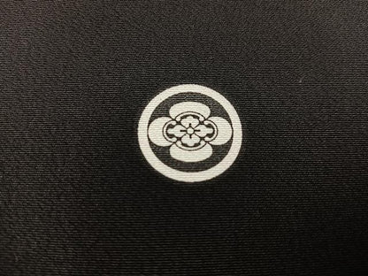 平和屋着物■豪華黒留袖 友禅 樹林風景文 正絹 逸品 BAAV8232mz