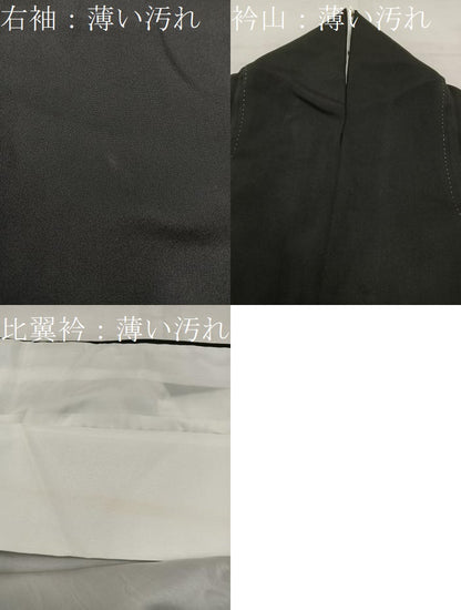 平和屋着物■豪華黒留袖 作家物 松竹梅 人物風景文 暈し染め 金彩 正絹 逸品 BAAV8375mz