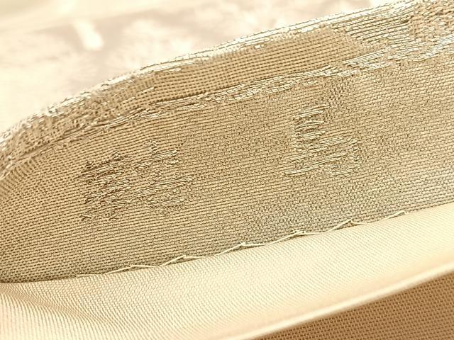 平和屋着物◎六通柄袋帯　鞍馬　金銀糸　二重引箔　正絹　逸品　BAAV8460hv