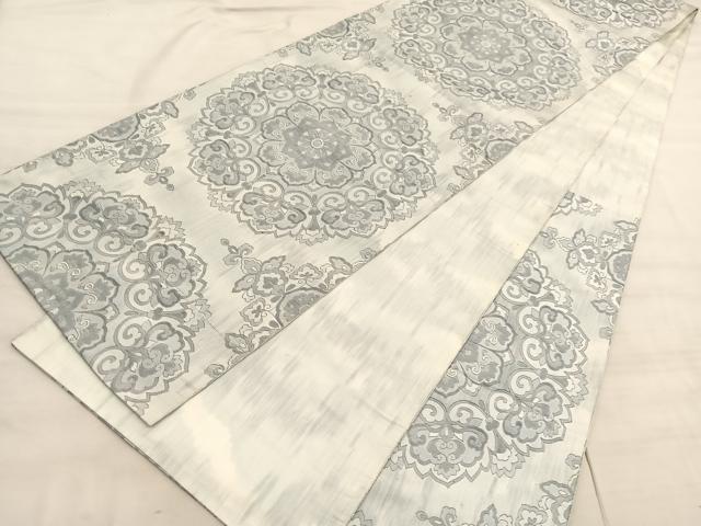 平和屋着物◎六通柄袋帯　宝相華　正絹　逸品　BAAV8586hv