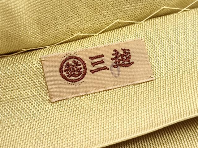 平和屋着物◎六通柄袋帯　樹林風景文　金糸　三越扱い　正絹　逸品　BAAV8687hv