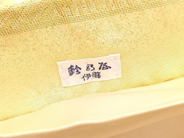 平和屋着物◎六通柄袋帯　道長飛翔文　金糸　鈴乃屋扱い　正絹　逸品　BAAV8702hv
