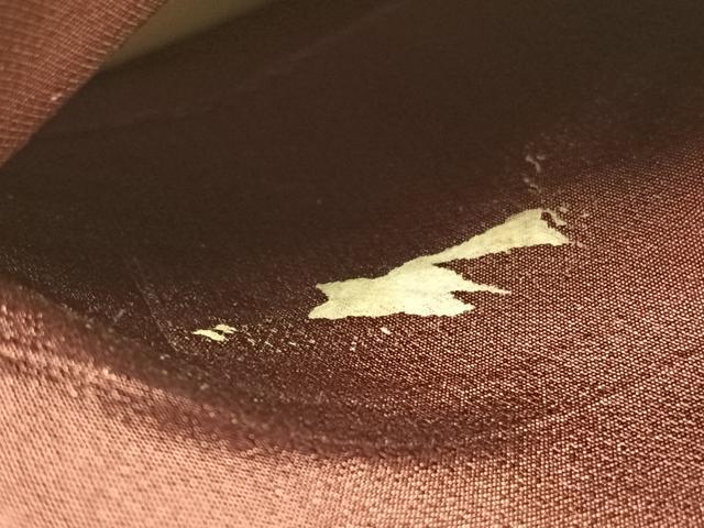 平和屋着物◎六通柄袋帯　幾何学文様　正絹　逸品　BAAV8837hv