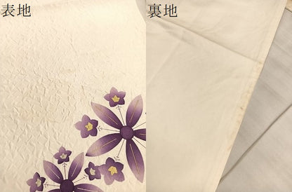 平和屋着物●太鼓柄袋帯　ふくれ織　草花文　金銀彩　正絹　逸品　BAAV8905hv