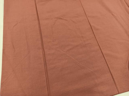 平和屋着物■上質な紬　曙色　正絹　逸品　BAAV9049mz