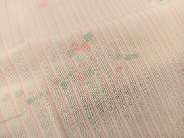平和屋着物■長襦袢　袷　幾何学文様　正絹　逸品　BAAV9083mz
