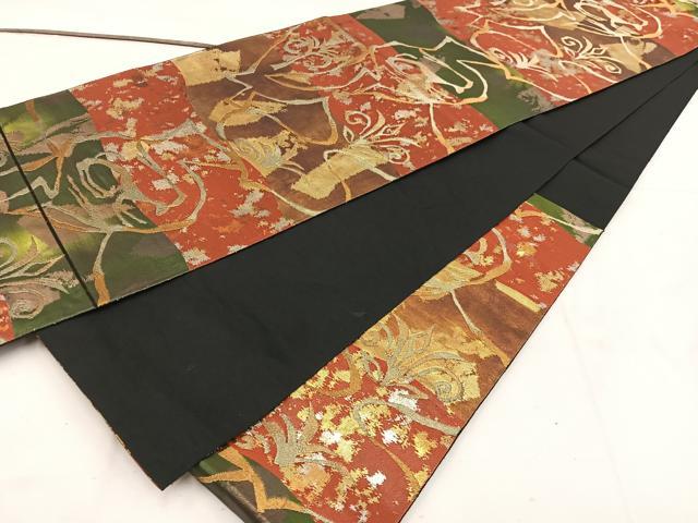 平和屋着物◎西陣 じゅらく謹製 袋帯 正絹 逸品 BAAV9268mz
