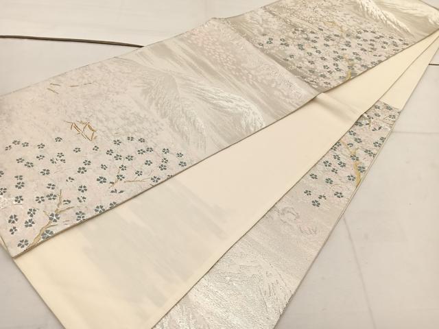 平和屋着物◎六通柄袋帯 京名所 東福寺 金銀糸 正絹 逸品 BAAV9316mz