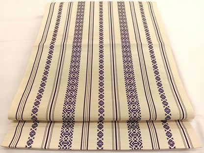 平和屋着物●本場筑前博多織 八寸名古屋帯 献上 正絹 逸品 BAAV9431hv