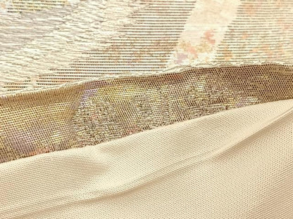 平和屋着物◎六通柄袋帯　伯楽　花喰い鳳凰　金銀糸　錦引箔　正絹　逸品　BAAV9670hv