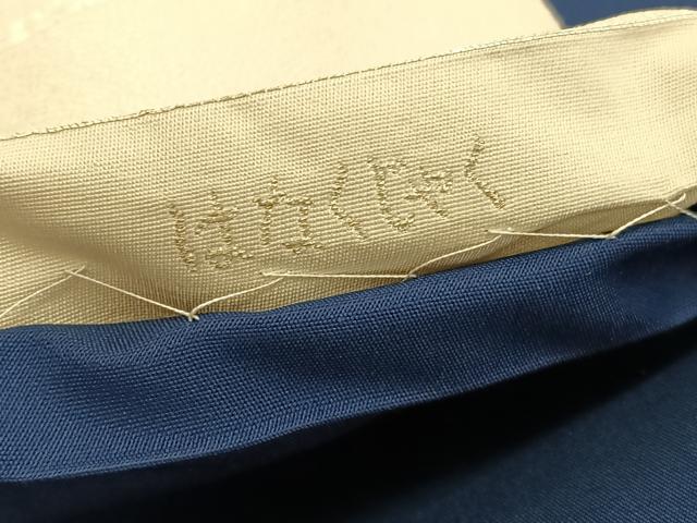 平和屋着物◎全通柄袋帯 はなくじゃく 鮫小紋柄 銀糸 正絹 逸品 BAAV9703hv