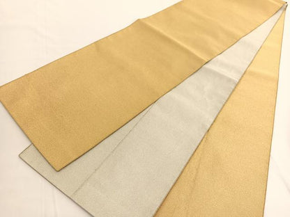 平和屋着物◎両面 全通柄袋帯 綴れ 金銀糸 正絹 逸品 BAAV9774hv
