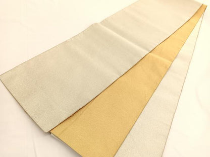 平和屋着物◎両面 全通柄袋帯 綴れ 金銀糸 正絹 逸品 BAAV9774hv