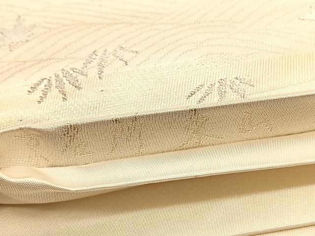 平和屋着物◎九寸開き名古屋帯 京名所 東山 プラチナ二重箔 引箔 正絹 逸品 BAAV9791hv