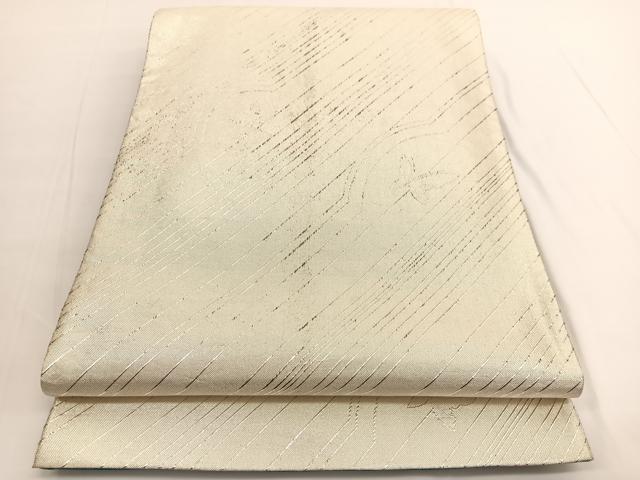 平和屋着物◎全通柄袋帯 舞蝶文 正絹 逸品 BAAV9809hv