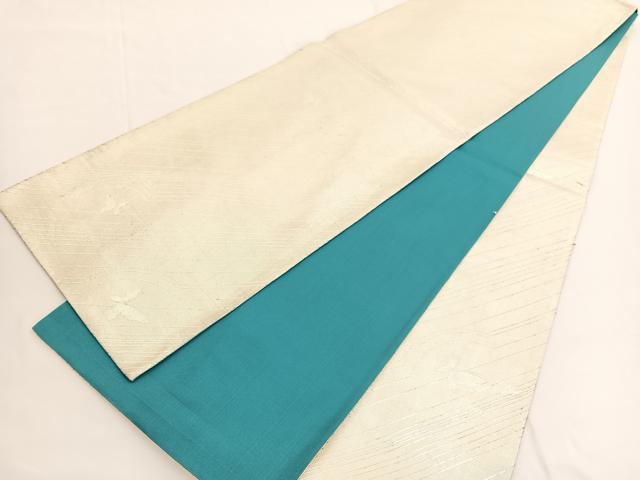 平和屋着物◎全通柄袋帯 舞蝶文 正絹 逸品 BAAV9809hv