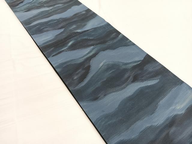 平和屋着物◎六通柄袋帯 重山文 引箔 正絹 逸品 BAAV9987hv