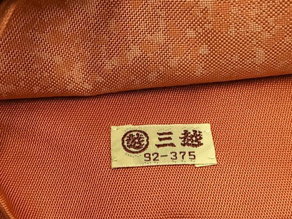 平和屋着物◎六通柄袋帯　本場染大島紬　風景文　三越扱い　正絹　逸品　BAAW0004hj