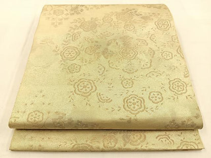 平和屋着物◎六通柄　本袋帯　宝相華　金銀糸　引箔　正絹　逸品　BAAW0091hj