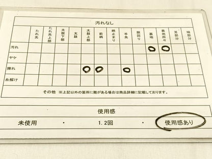 平和屋着物◎六通柄袋帯 立波文 金糸 正絹 逸品 BAAW0239hj