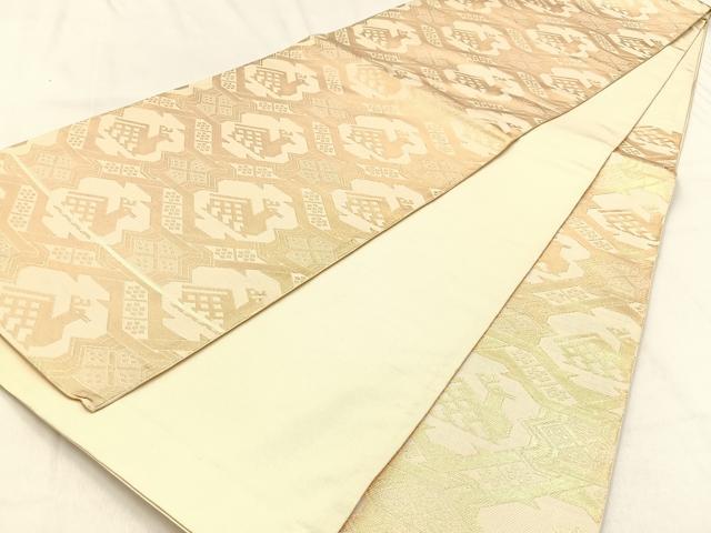 平和屋着物◎六通柄 本袋帯 有栖川 金糸 正絹 逸品 BAAW0309hj
