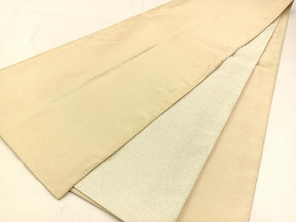平和屋着物◎両面　全通柄袋帯　綴れ　正絹　逸品　BAAW0495hj