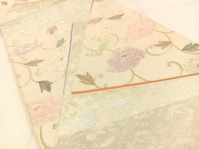 平和屋着物◎西陣　六通柄袋帯　新蒔絵紋　金銀糸　正絹　逸品　BAAW0524hj