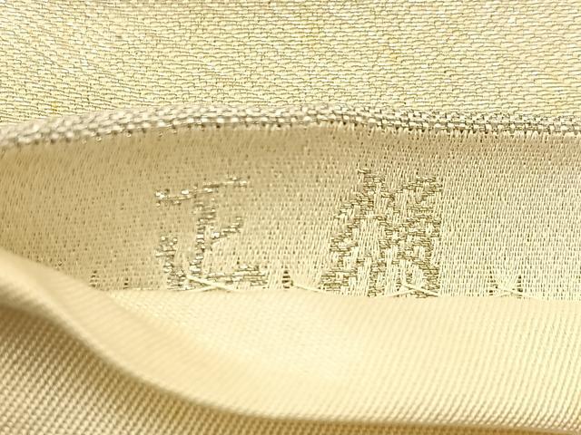 平和屋着物◎全通柄袋帯　蜀江花文　金銀糸　正絹　逸品　BAAW0526hj
