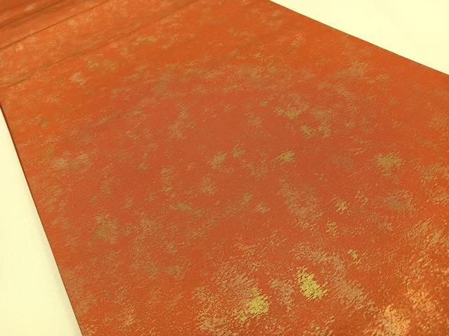 平和屋着物◎六通柄袋帯 霞文 引箔 正絹 逸品 BAAW0641hj