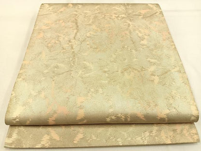 平和屋着物◎西陣　六通柄袋帯　霞文　引箔　正絹　逸品　BAAW0820hj