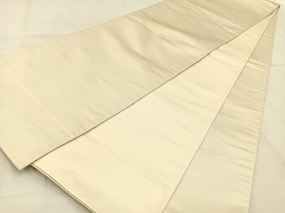 平和屋着物◎全通柄袋帯　霞文　銀糸　正絹　逸品　BAAW0866hj