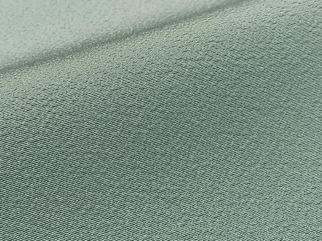 平和屋着物●上質な色無地　千草色　正絹　逸品　BAAW0892hj