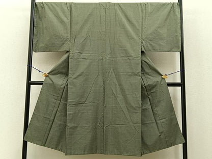 平和屋着物●男性　本場大島紬　幾何学文様　正絹　逸品　BAAW0897hj